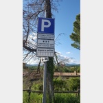 Parkplatz Information