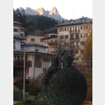 Blick in die friulianischen Dolomiten vom Parkplatz aus