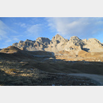 Herrliche Bergwelt rund um den Passo di Pellegrino