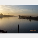 Morgenstimmung-Blick in den Industriehafen