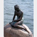 die kleine Meerjunfrau im Hafen von Kopenhagen