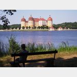 Blick auf Schloss Moritzburg