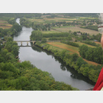 Blick von Domme auf das Tal der Dordogne