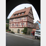 Das sogenannte Gtzenhaus in dem einst Gtz von Berlichingen hauste