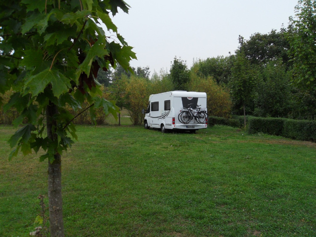  Part of the campsite at the hostel