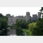Blick zu Warwick Castle