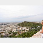 Von der Akropolis hatten wir einen wunderbaren Blick auf die riesige Stadt Athen, die mit einem normalen Objektiv nicht insgesamt fotografiert werden konnte.