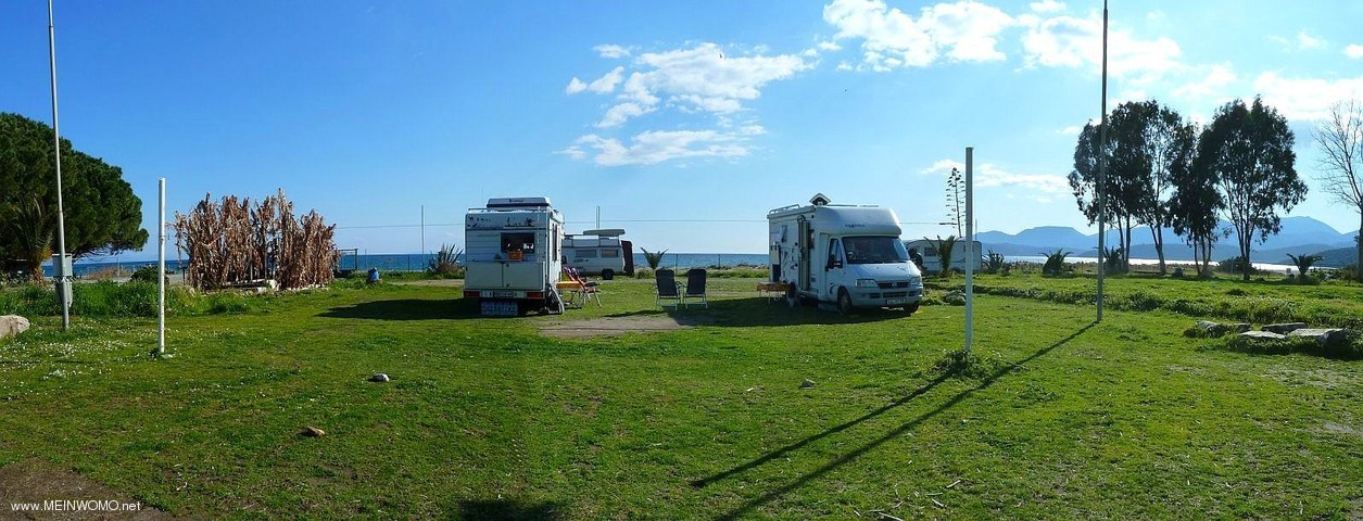  P campingen Gythion Bay Mavrovouni i Peloponnesos