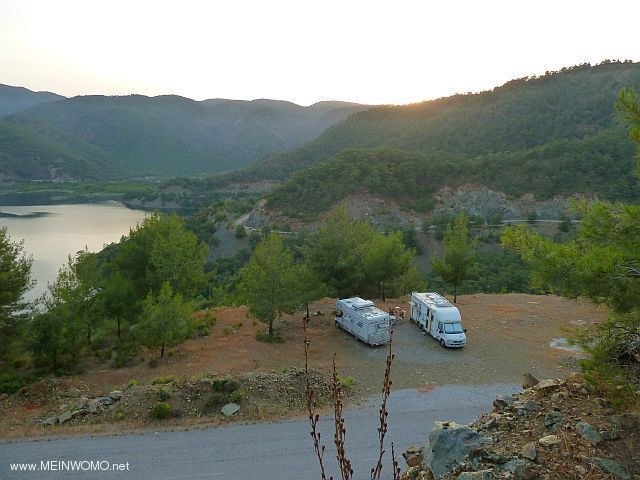  Overnachting in Sultaniye boven het Koycegiz meer