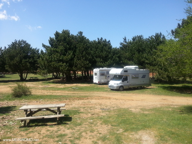  Part of the picnic area in Spil Dagi National Park in Manisa