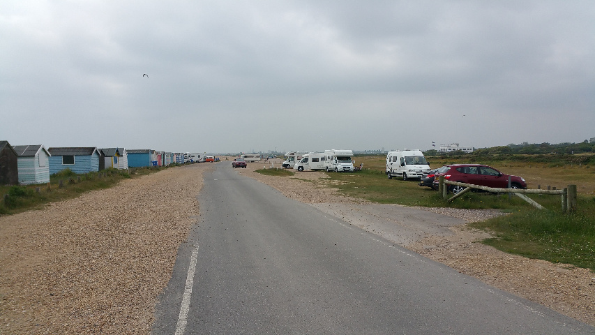  Motorhome park and overnight accommodation on the island of Hayling Island.