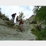 31 - leichtes Klettern im Zemi-Tal in Richtung Greme