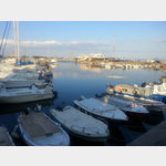 Blick ber den Hafen von Alexandroupoli