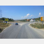 Beginn der Autobahn im Sden von Tirana