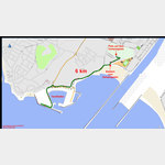6 km Joggingrunde in El Puerto de Santa Maria
