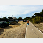 Bummel entlang der Kste vom Campingplatz Las Dunas in El Puerto de Santa Maria zum Kastell von Santa Catalina
