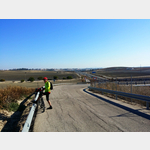 Strecke neben der A-480 mit Blick auf Jerez de la Frontera