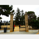 sdlicher Eingang zum Park Genoves in Cadiz