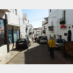 auf der Calle Jerez stadteinwrts in Tarifa