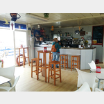 im kleinen Restaurant des Hafens von Conil de la Frontera