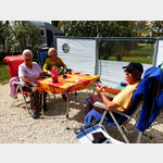 auf Campingplatz Aceite bei Edith und Wolfgang nahe Conil de la Frontera