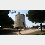 der Wachturm Torre del Tajo westlich von Barbate