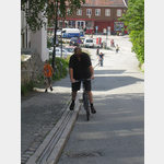 Fahrradlift in Trondheim.