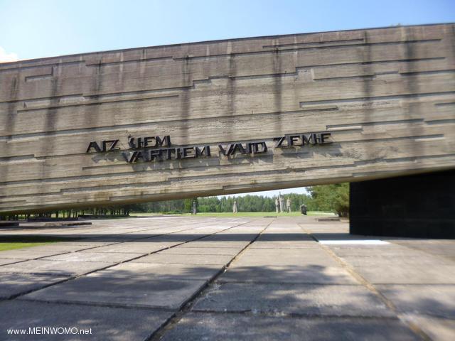  Entrance to the memorial