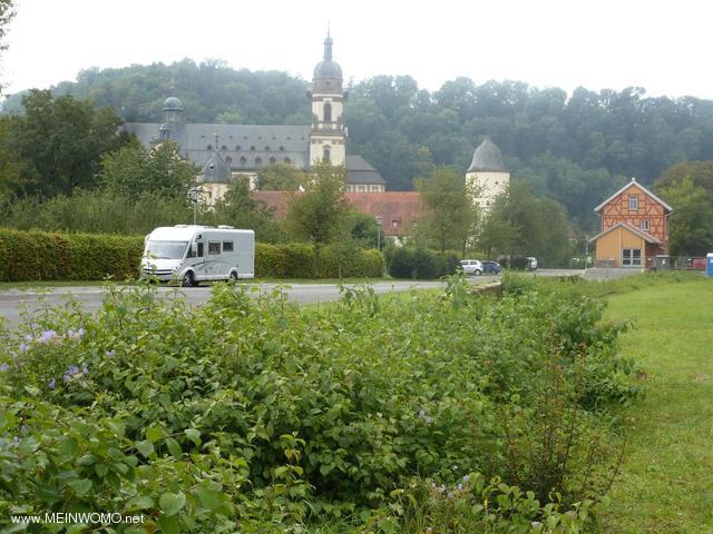  Overlooking the square with the monastery church in the background