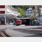 Schweiz - Vitznau - Bahnhof der Rigi Bergbahn