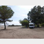                  L`Eucaliptus, Ebro-Delta, Spanien, schner Tagesparkplatz, bernachtung verboten