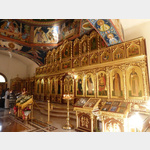 Orthodoxe Kirche an der N 332 bei Altea - das Innere der Kirche ist sehr aufwendig gestaltet. 