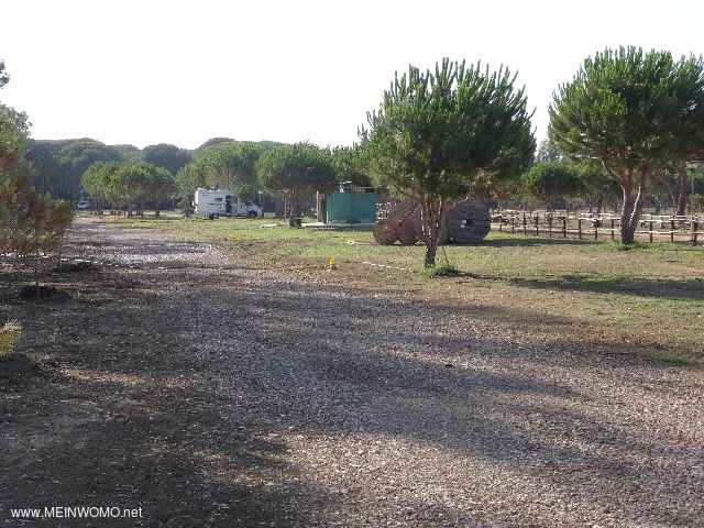  Pitches and small sanitary cottage