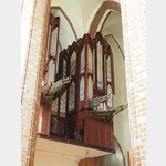 Stettin/Szczecin - besondere Anordnung der Orgelpfeifen in der Jakobikirche