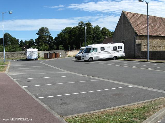  Parkeerplaats gemarkeerd met vierkantjes (augustus 2012)