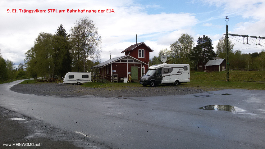  3e parkeerplaats in Trngsviken op het station
