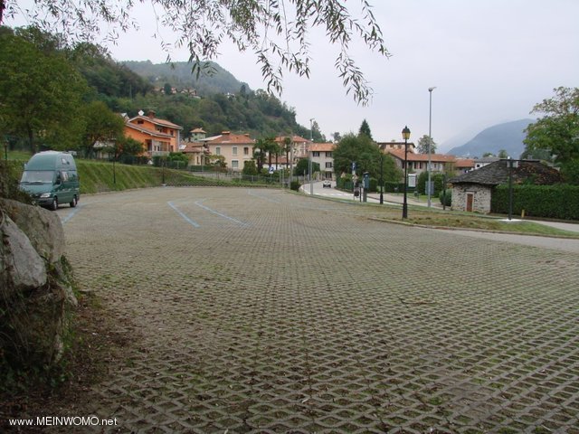  Vista del parcheggio