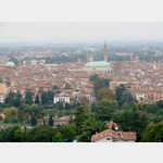 Ausblick vom Piazzale della Vittoria auf Vicenza, Landscape from Piazzale of Basilica of Monte Berico, 36100 Vicenza, Italien