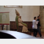 Figur von Papst Pius II im Dom, Via del Casello, 1, 53026 Pienza Siena, Italien