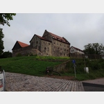 Blick zur Burg Frsteneck Gemeinde Eiterfeld, Hessen