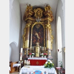 Altar mit dem Bild des Kirchenpatrons