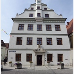 Fassade des Rathauses von Gundelfingen