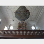 Orgel und Deckengemlde von St. Margaretha in Gomannsdorf