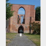 Blick in die Ruine der Klosterkircheirche