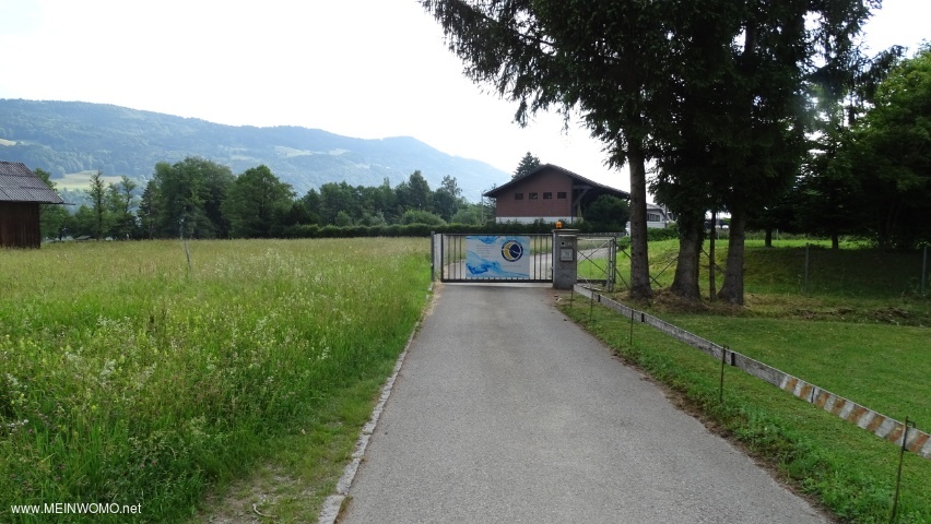  Entrance to the sewage treatment plant