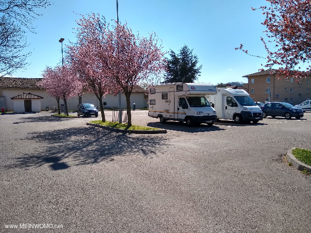 Parkplatz Saint-Jean-de-Bournay - Mrz 2019