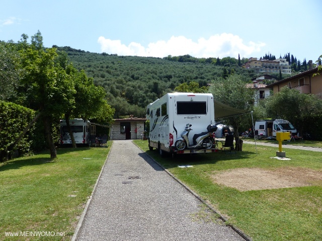 Parkeerplaats richting Brione