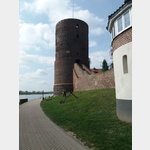Der Mhlenturm an der Rheinpromenade 