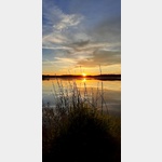 Schner Platz am Seeufer mit bestem Blick fr Sonnenuntergnge
