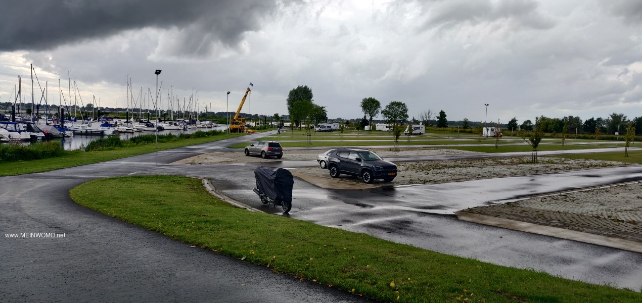 Foto rechtstreeks vanaf het plein